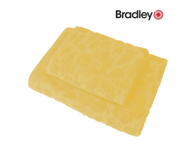 Bradley froteerätik muster 50x70cm kollane