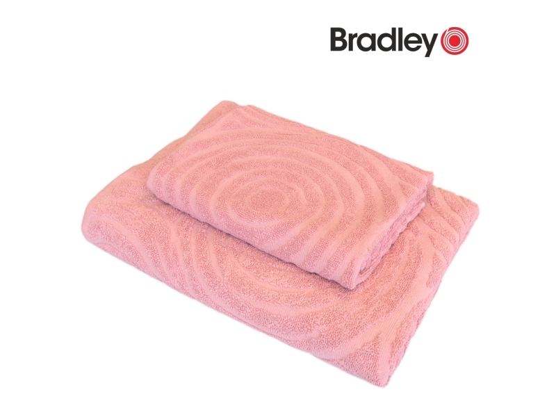 Bradley froteerätik ringid 70x140cm roosa