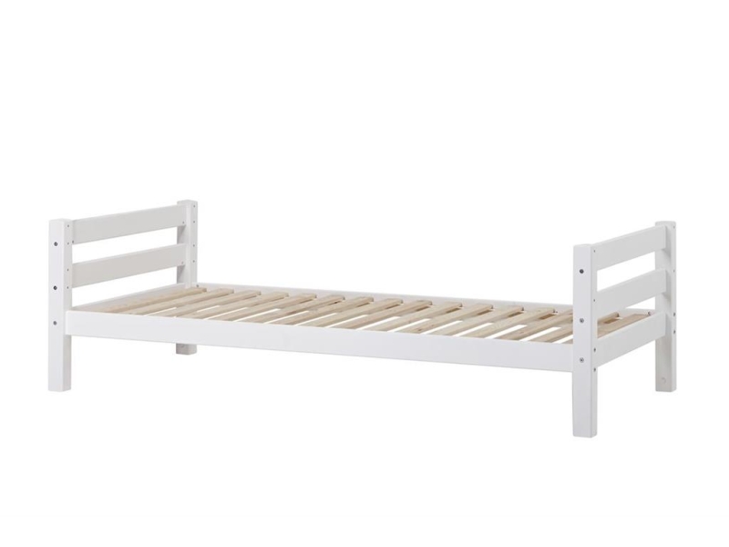  Hoppekids PREMIUM voodi paindliku voodipõhjaga 90x200cm valge