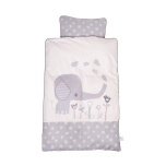 BabyDan voodipesukomplekt Elefantastic Grey 70x100cm