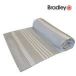 Bradley rannalina 90x170cm sile/frotee triibuline hall