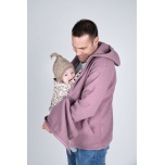 Engel unisex kapuutsiga jakkide lisatasku, rose melange