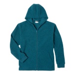 Engel unisex meriino kapuutsiga jakk, pacific melange