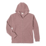 Engel unisex meriino kapuutsiga jakk, rose melange