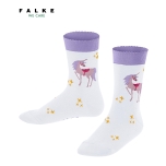 FALKE Magic Unicorn puuvillased sokid, valge