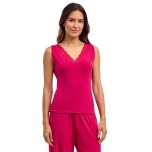 FALKE naiste lounge top modal-puuvill, magenta