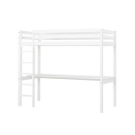 Hoppekids ECO Dream kõrge voodi redel+laud, jagatav 90x200cm valge