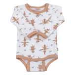 Joha bodi meriinovill-bambus, offwhite-peach