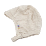 Joha ühekordne meriinovillane beebimüts WOOL MEL BABY, creme | AW24