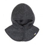 Joha pehme meriinovillane tuuletõkkega talvemüts, tumehall s45