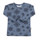 Joha meriinovillane pluus SNOWFLAKE BABY, blue | LIMIT/AW24