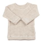 Joha meriinovillane pullover WOOL RIB, creme | LIMIT/AW24