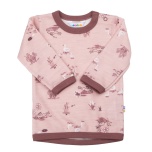 Joha meriinovill-bambus pluus GOOSE & PROPELLER, rose | AW25