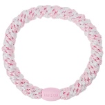 Kknekki juuksekumm Light Pink-White Stripe 