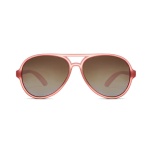Hipsterkid Aviator Gold Rosé polariseeritud päikeseprillid beebidele 0-24 kuud