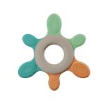 Nip Stay Green jahutav närimisrõngas alates 3+ elukuud (turquoise, orange, green)