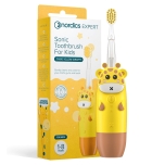 Nordics Kids Sonic elektriline hambahari USB kaabliga (1-8 eluaastat) Yellow Giraffe