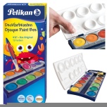 Pelikan guašš, kuiv K12, 12 värvi + valge värv eraldi tuubis