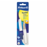 Pelikan sulepea Twist, valge pärl, sinine tint