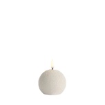 UYUNI LIGHTING ümmargune LED küünal 7x7cm, Nordic White Glitter