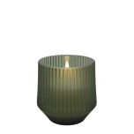 UYUNI LIGHTING lõhnastatud LED klaasküünal, Serenity Green