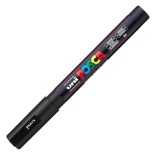 Uni POSCA marker PC-3M, must, 0,9-1,3mm