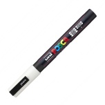 Uni POSCA marker PC-3M, valge, 0,9-1,3mm
