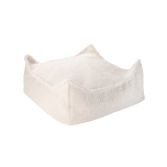 Wigiwama Teddy Ottoman istumispadi Cream White