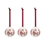 IIttala Taika klaaspallid granaatpunane 3tk