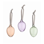 Iittala dekoratiivsed klaasmunad 60mm Kevad 3tk