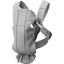 BabyBjörn Mini kõhukott Light grey 3D jersey
