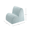 Peppermint Green Cloud Chair Dimensions W597560.png