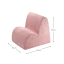 Pink Mousse Cloud Chair Dimensions W597553.png